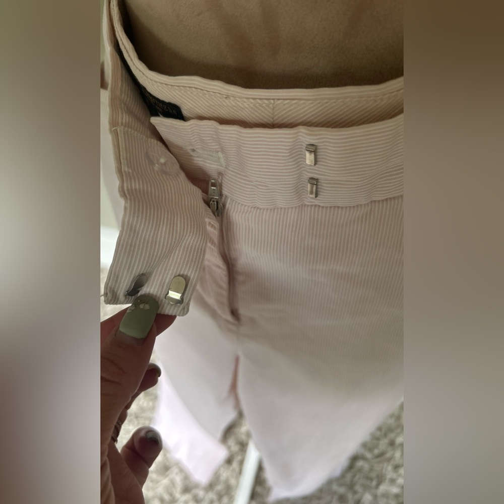Brooks Brothers Pink/ white striped summer pants - Picture 6 of 11